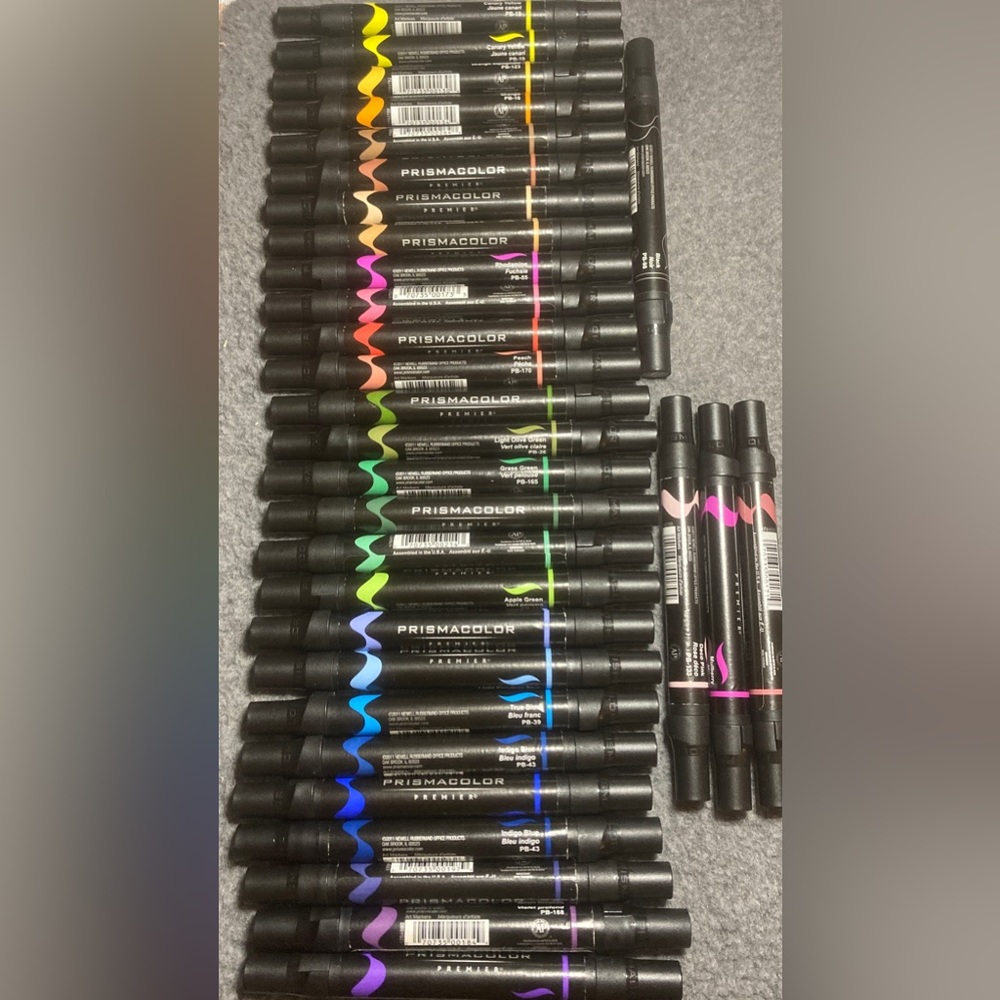 Prismacolor premier, pigma micron, Copic sketch art markers